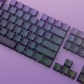 Contour Line Purple East 104+29 Keys PBT Doubleshot Side Legends Keycaps Set Cherry Profile for Cherry MX Keyboard